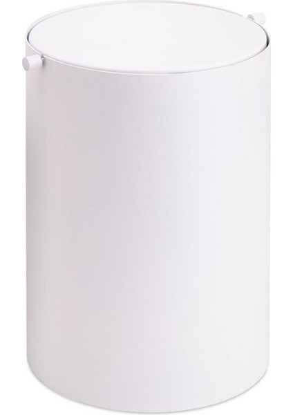 Beyaz Banyo Çöp Kovası 3 Lt Beyaz Renk 252X174X174 Mm