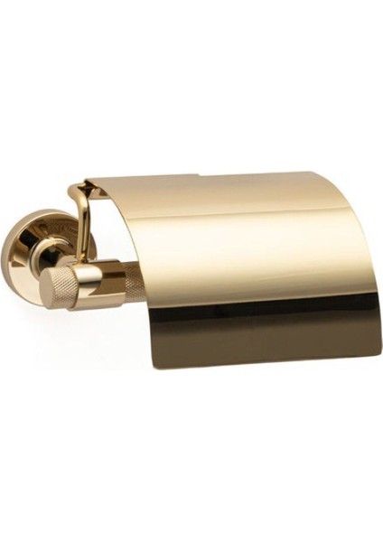 Flexu Kapaklı Tuvalet Kağıtlığı Gold Renk 85X88X158 Mm