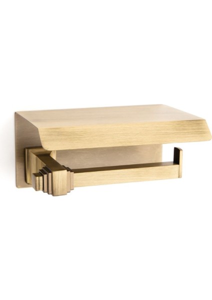 Kubıc Kapaklı Tuvalet Kağıtlığı Antik Renk Antik Renk 85X118X170 Mm