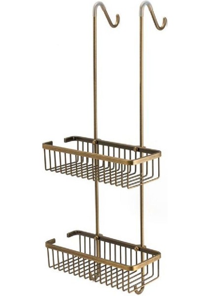 Banyo Duş Raf Sistemi Antik Renk 702X214X282 Mm