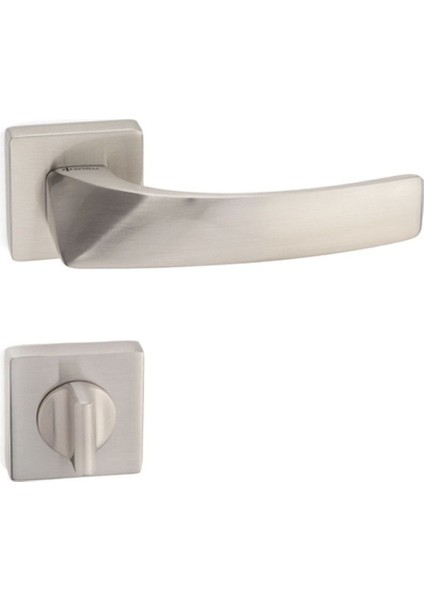 Orıon Saten - Wc Rozetli Kapı Kolu - Hha145Ro11W Nb