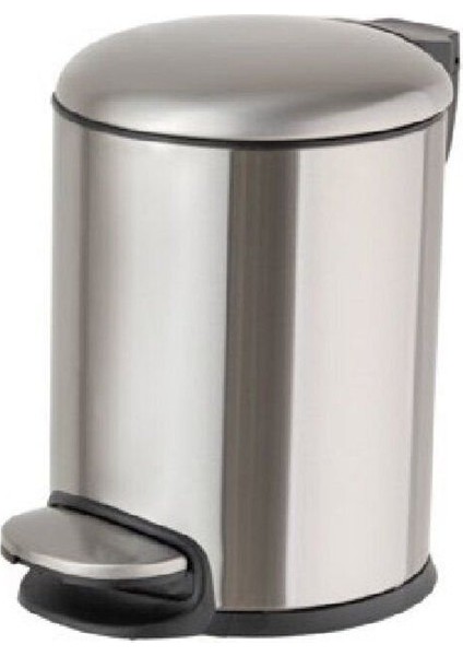 Pedallı Saten Çöp Kovası 3 Lt / 265X203X203 Mm