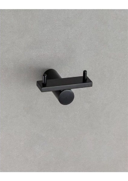 Pıvot İkili Askılık Siyah Renk 484X80X82 Mm