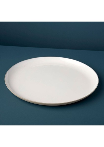Çap 35 Cm Beyaz Yuvarlak Tabak