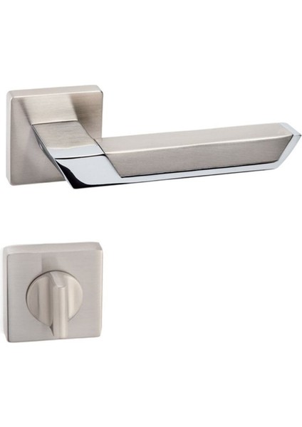 Pandora Saten-Krom - Wc Rozetli Kapı Kolu - Hha117Ro11W Nb-Cr/Nb