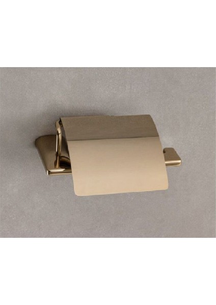 Slımo Kapaklı Tuvalet Kağıtlığı Gold Renk 85X118X170 Mm