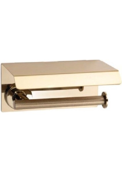 Purelıne Kapaklı Tuvalet Kağıtlığı Gold Renk 85X117X170 Mm