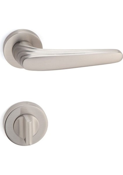 Trıton Saten - Wc Rozetli Kapı Kolu - Hha153Ro12W Nb