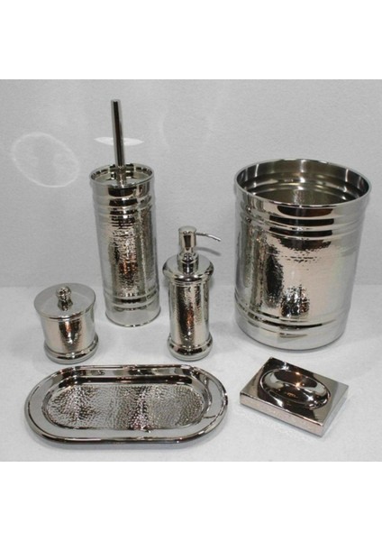 Dövülmüş Metal Tepsi 28 X 15Cm