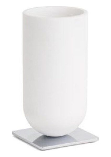 Diş Fırçalığı Beyaz/Krom Renk 143X75X75 Mm