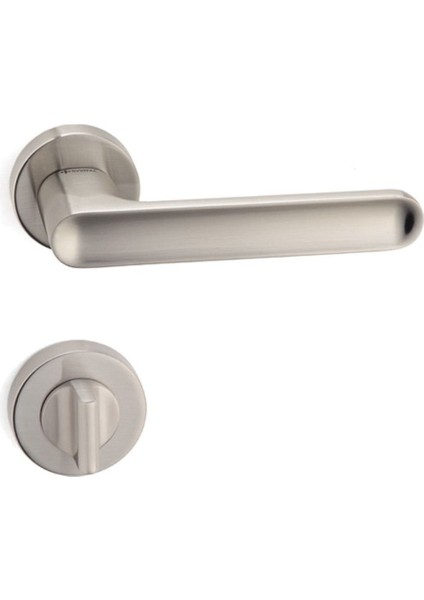 Bolıvar Saten - Wc Rozetli Kapı Kolu - Hha123Ro12W Nb