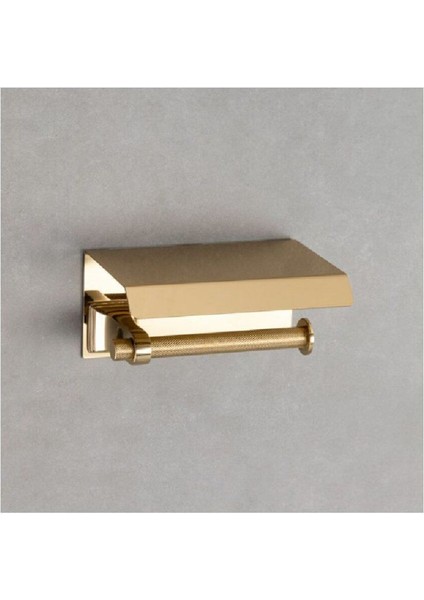 Sparklıne Kapaklı Tuvalet Kağıtlığı Gold Renk 85X17X170 Mm