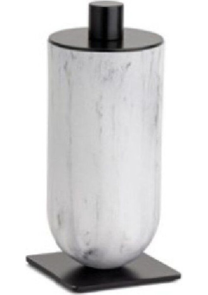 Pamukluk Mermer Deseni/Siyah Renk 165X75X75 Mm