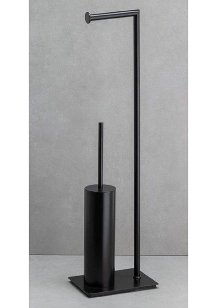 Hareketli Wc Set Siyah Renk 715X140X200 Mm