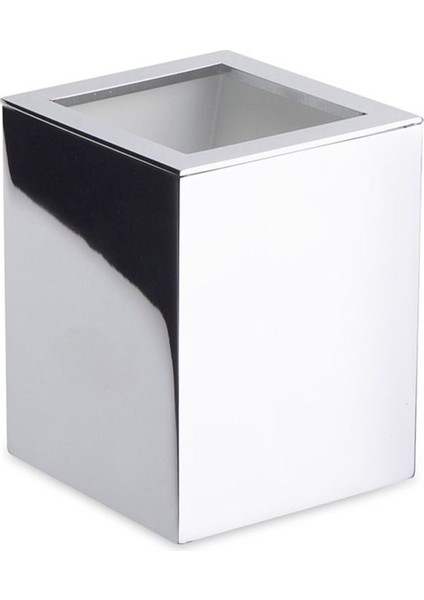 Tezgah Üstü Diş Fırçalığı Krom Renk 102X80X80 Mm