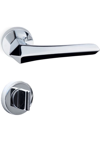 Stella Krom - Wc Rozetli Kapı Kolu - Hha163Ro12W Cr