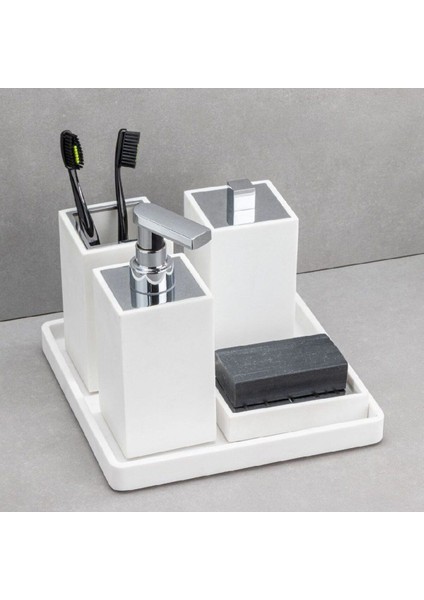 Pamukluk Beyaz/Krom Renk 146X73X73 Mm fiyatları