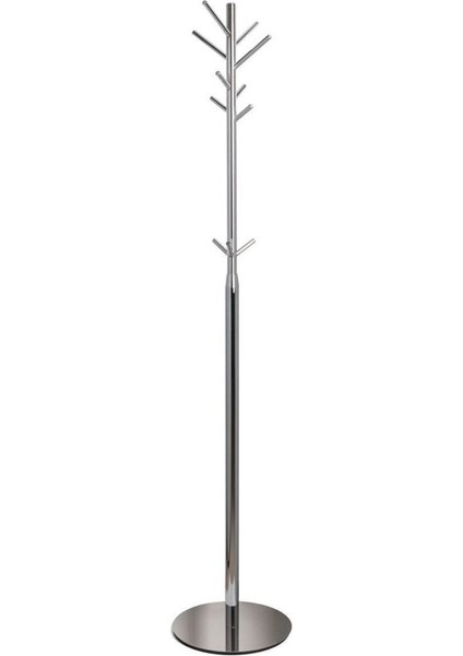 Ayaklı Çoklu Askılık Krom Renk 178 cm