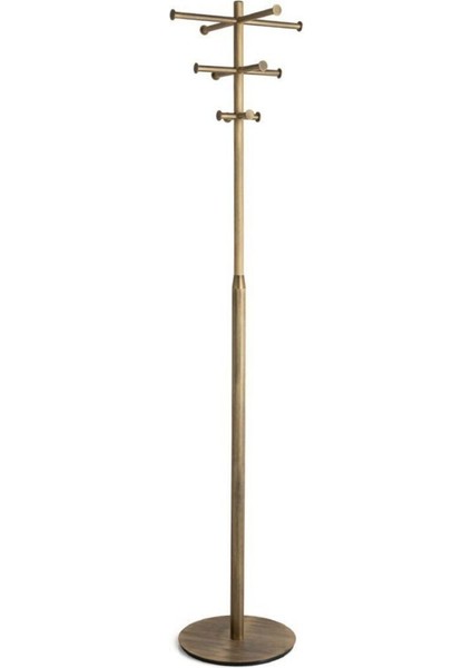 Ayaklı Çoklu Askılık Antik Renk 177 cm