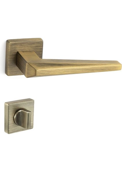 Dıago Rozetli Kapı Kolu Antik Rengi Wc - Hha226Ro11W Abm