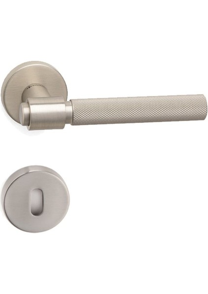 Axes-T Saten - Oda Rozetli Kapı Kolu - Hha188Tro12N Nbm-Nbm/Nb