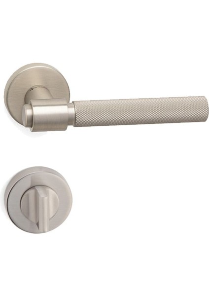 Axes-T Saten - Wc Rozetli Kapı Kolu - Hha188Tro12W Nbm-Nbm/Nb