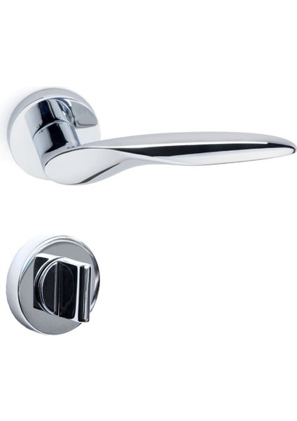 Mimas Krom - Wc Rozetli Kapı Kolu - Hha109Ro12W Cr