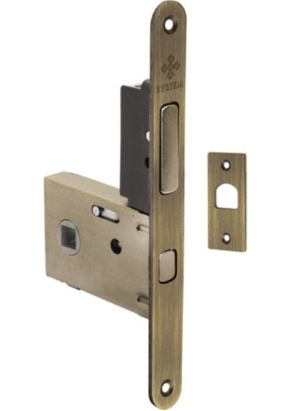 Sürme Kapı Kilidi Entegre Çekme Saplı