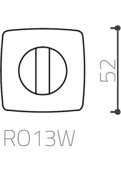 Wc Açarlı Rozet Antik - Rro13W Abm