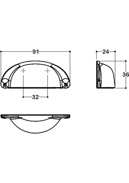 32 Mm Saten Rengi Tas Kulp - Ssy4525 0032 Nb