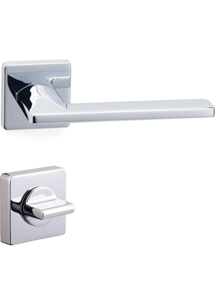 Slım Krom - Wc Rozetli Kapı Kolu - Hha208Ro11W Cr