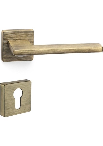 Sarp Antik - Yale Rozetli Kapı Kolu - Hha209Ro11Y Abm