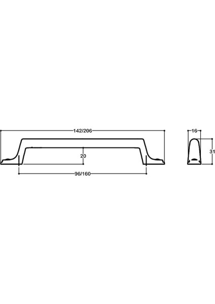 Antik Gümüş Rengi 160 Mm Klasik Kulp - Ssy4583 0160 Osm