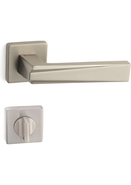 Rocca Rozetli Kapı Kolu Saten Rengi Wc - Hha249Ro11W Nbm