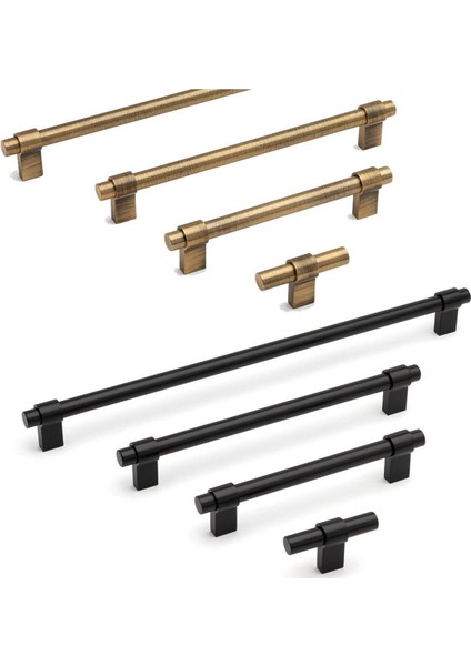 320 Mm Siyah Renkli Klasik Kulp - Ssy8770 0320 Al6-Al6 fiyatları