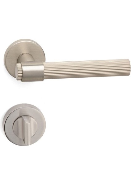 Axel-L Saten - Wc Rozetli Kapı Kolu - Hha212Ro12W Nbm-Nbm/Nb