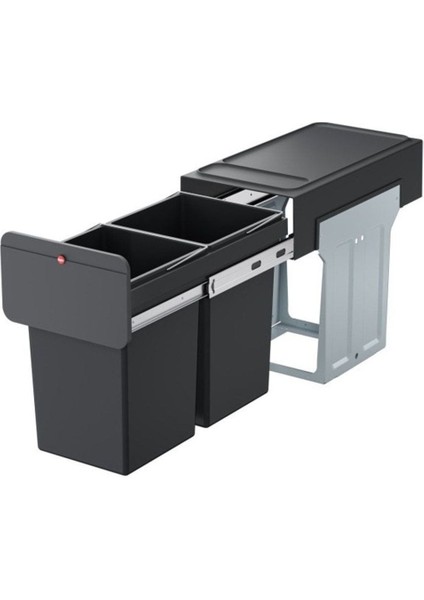 2X14 Lt Dolap Içi Çöp Kovası
