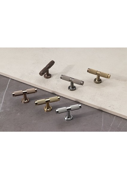 08 Mm Altın Rengi Klasik Kulp - Ssy8998 0008 Gl-Gl