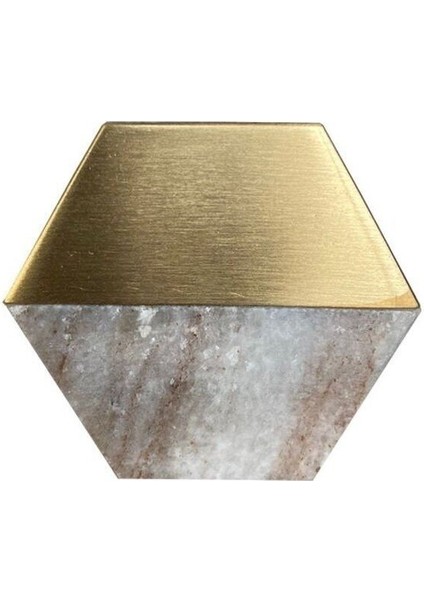Çap 35Mm X 40Mm Kum/Mat Sarı Düğme Kulp / Doğal Taş
