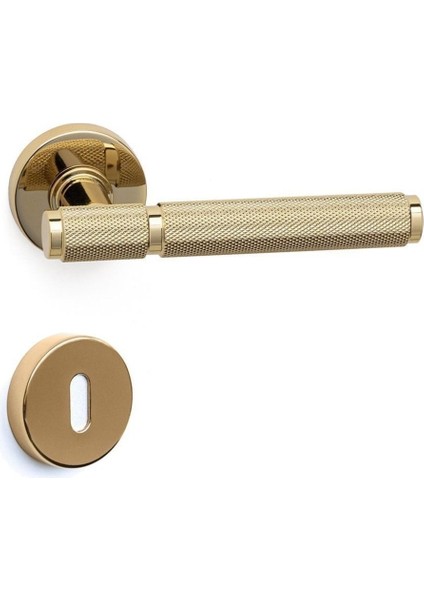 Pıxar-T Altın - Oda Rozetli Kapı Kolu - Hha214Tro12N Gl