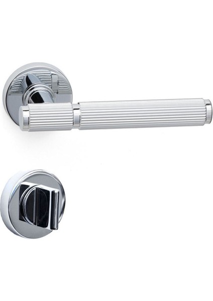 Pıxar-L Krom - Wc Rozetli Kapı Kolu - Hha216Lro12W Cr