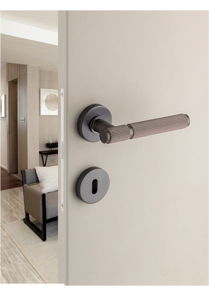 Pıxar-L Füme - Yale Rozetli Kapı Kolu - Hha216Lro12Y Bbn fiyatları