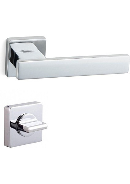 Norma Rozetli Kapı Kolu Krom Rengi Wc - Hha222Ro11W Cr