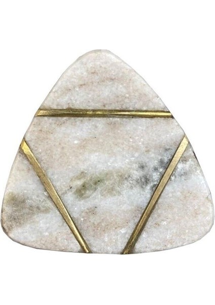 Çap 25Mm X 55Mm Kum Mat Sarı Düğme Kulp / Doğal Taş