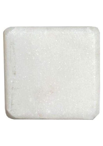 Çap 25Mm X 25Mm Beyaz Düğme Kulp / Doğal Taş
