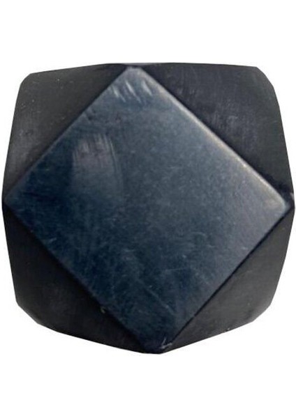 Çap 25Mm X 25Mm Siyah Düğme Kulp / Doğal Taş