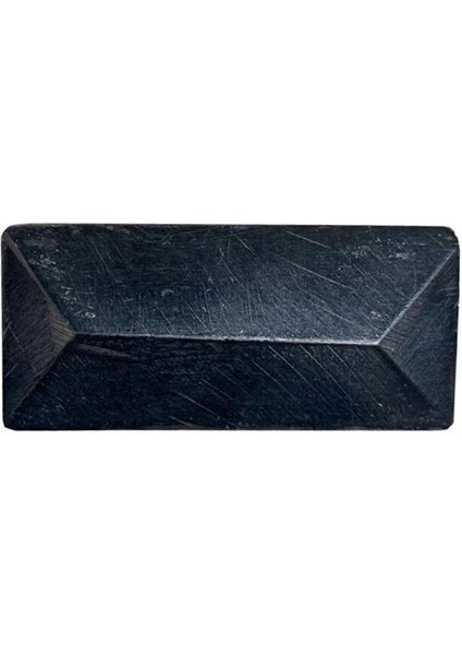 Çap 25Mm X 50Mm Siyah Düğme Kulp / Doğal Taş