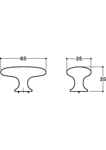 Siyah Renkli 8 Mm Tek Delikli Kulp - Ssy4322 0008 Al6