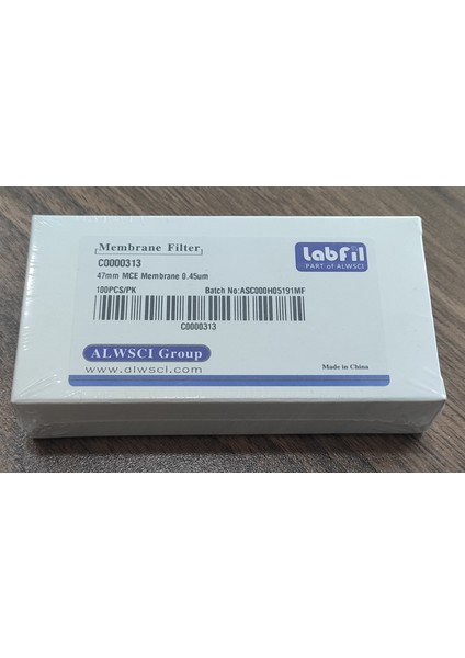 Membrane 47 mm Mce Filter 0.45UM (1 Paket 100 Adet)