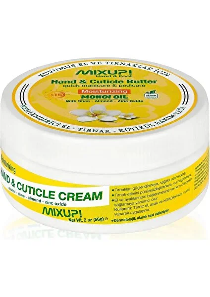 Hand & Cuticle Butter Kurumuş El ve Tırnaklar Için Nemlendirici El - Tırnak - Kütikül Bakım Yağı